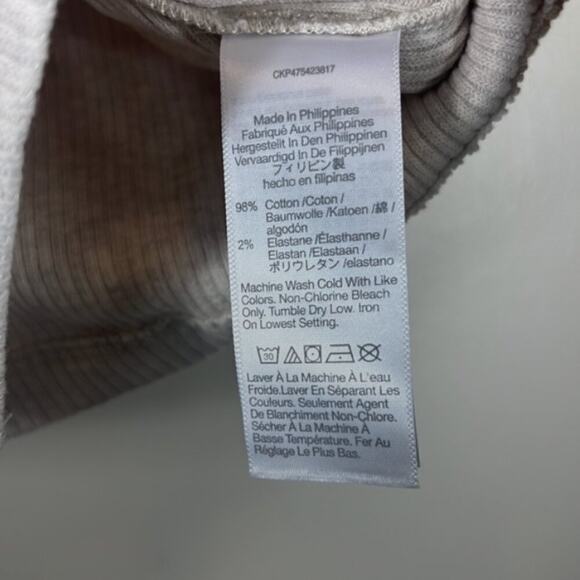 Madewell NWT Ribbed Button Front Vest in Heather Summer Dune - Picture 7 of 7